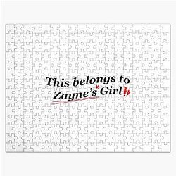 This Belongs to Zaynes Girl - Zayne - Love and Space Jigsaw Puzzle