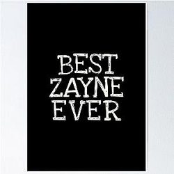 Best Zayne Personalized Name Poster