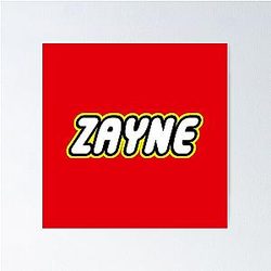 Zayne Trending Birthday Plastic Blocks Poster for him