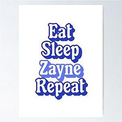 Eat sleep repeat LADS - Love and Deep Space Poster