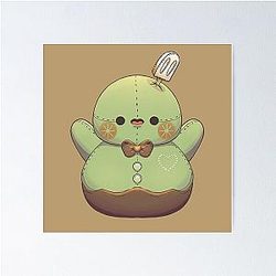 Zayne Matcha Snowman Pelushie - Love and Fanart Poster