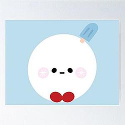 Love and Space Snowman Zayne Poster