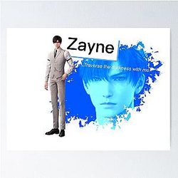Zayne Traverse the Darkness with Me Poster