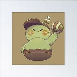 Zayne Volleyball Snowman Camping Love Fanart Poster