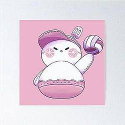 Zayne Volleyball Sweetheart Love and Fanart Poster