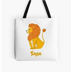 Zayne Lion Baby Boy Wild Animal Print Tote Bag