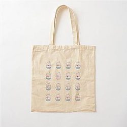 Zayne Snow Cotton Tote Bag