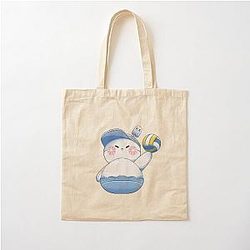 Zayne Volleyball Snowman Love DeepSpace Fanart Cotton Tote Bag