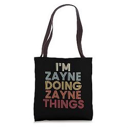 Zayne Personalized First Name Tote Bag