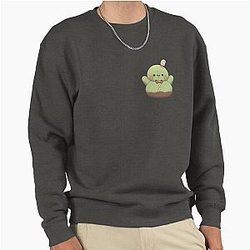 Zayne Matcha Snowman Pullover Sweatshirt