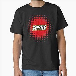 Zayne Trending Birthday Plastic Classic Blocks T-Shirt
