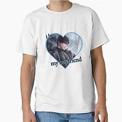 Love Deepspace Zayne Otome Game LADS Li Shen Sticker I Love Zayne I Love My Boyfriend Classic T-Shirt