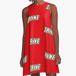 Zayne Trending Birthday Blocks For Zayne A-Line Dress