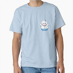Zayne Happy Snowman Pelushie Love DeepSpace Fanart Classic T-Shirt