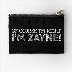 Of Course I'm Right Funny Personalized Name Zipper Pouch
