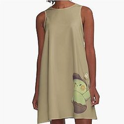Zayne Volleyball Camping - Love and Fanart A-Line Dress