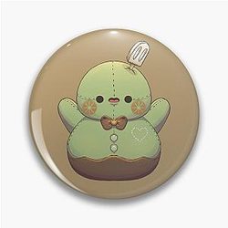 Zayne Matcha Snowman Plushie Love Deep Space Fanart Pin