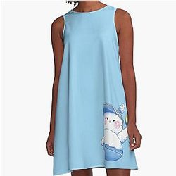 Zayne Volleyball Snowman Love and Fanart A-Line Dress