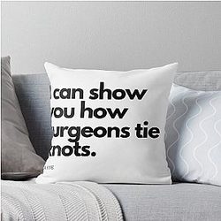 Love and Zayne sticker I can show you how surgeons tie knots Throw Pillow