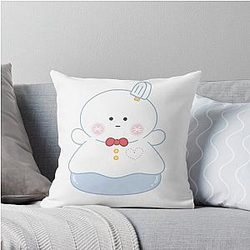 Zayne Snowman Throw Pillow