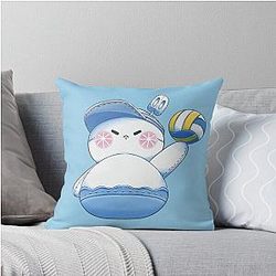 Zayne Volleyball Snowman Love DeepSpace Fanart Throw Pillow