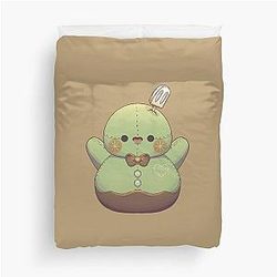 Zayne Matcha Snowman Pelushie - Love and Fanart Duvet Cover