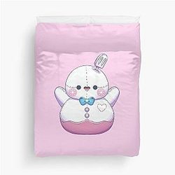 Zayne Spring Snowman Pelushie Love DeepSpace Fanart Duvet Cover
