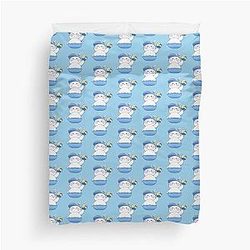 Zayne Volleyball Snowman Love and Deep Space Fanart Duvet Cover