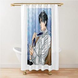Deepspace Love Shower Curtain by Zayne