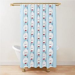 Love and Snowman Zayne Shower Curtain