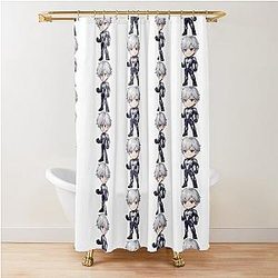 Zayne Chibi Shower Curtain