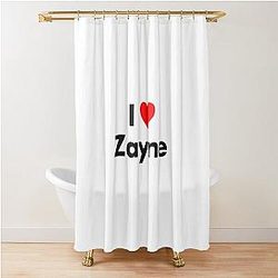 Zayne - Love and Space Shower Curtain