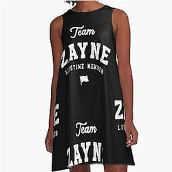 Team Zayne Lifetime Member A-Line Dress
