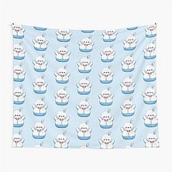 Zayne Happy Snowman Pelushie Love Fanart Tapestry