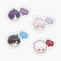 Love and Deepspace - Self Care Stickers - Otome Game - LADS Stickers - Sylus Zayne Rafayel Xavier - Daily Affirmations