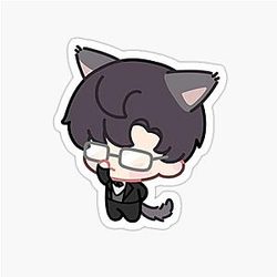 Love and Deep Space Zayne Smart Kitty Sticker