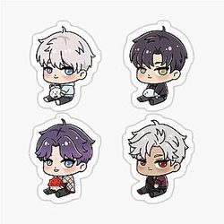 Love and Space Sticker - Xavier - Zayne - Rafayel - Sylus
