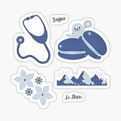 Zayne (Love & Deepspace) - Sticker Pack - Otome Game - Love Sticker Pack