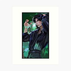 Zayne Love Deep Space Long Hair Art Print
