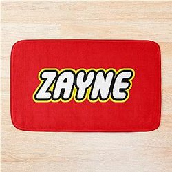 Zayne Trending Bricks Birthday Plastic Blocks Bath Mat