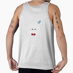 Love and Space Snowman Tank Top