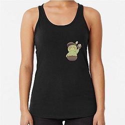 Zayne Volleyball Snowman Camping - Love DeepSpace Fanart Racerback Tank Top