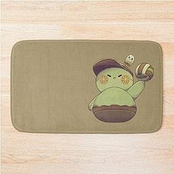 Zayne Volleyball Snowman Camping Love DeepSpace Fanart Bath Mat