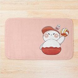 Zayne Volleyball Snowman Love and Deep Space Fanart Bath Mat