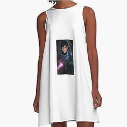 Zayne Warrior vs Insect Horde A Line Dress