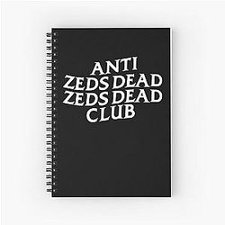 Anti Zeds Dead Club Graphic Men Spiral Notebook