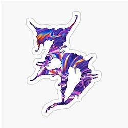 Purple Zeds Dead Sticker