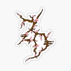 Zeds Dead Cherry Blossom Sticker