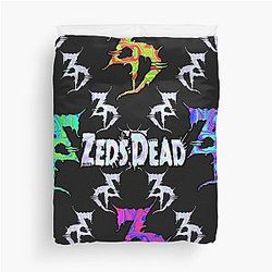Zeds Dead Festival Tie Dye Fan Art Pattern Duvet Cover