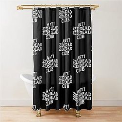 Anti Zeds Dead Club Graphic Shower Curtain